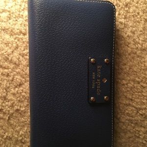 Kate Spade zip around pre-owned leather wallet